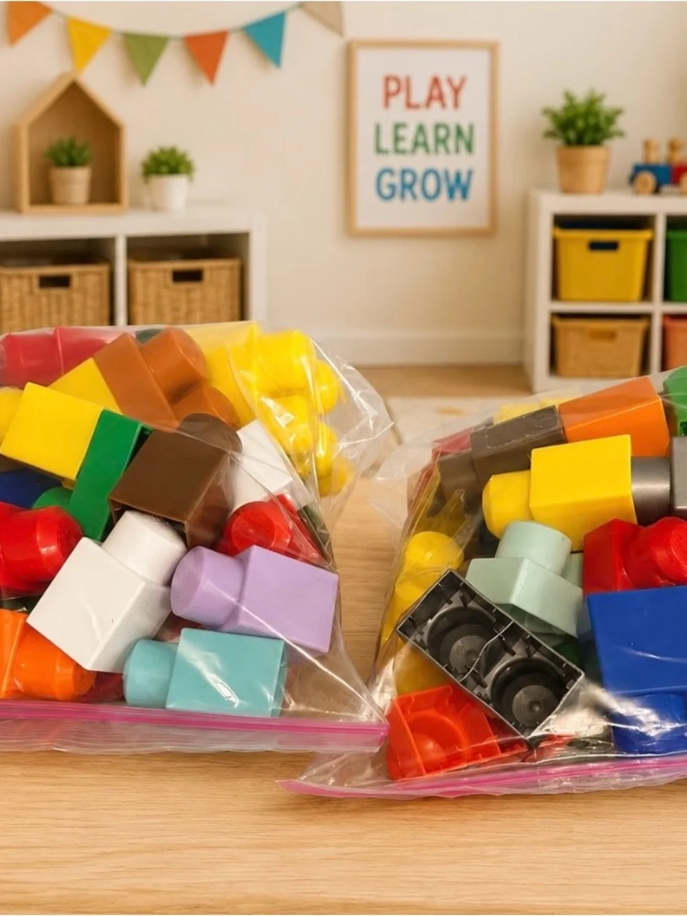 Classic Building Blocks for Kids - Multicolor